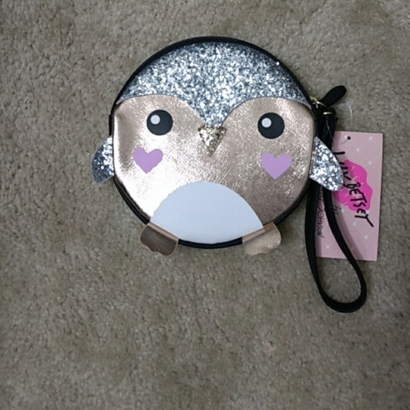 Betsey Johnson Handbags - *** Betsey Johnson sparkly penquin coin purse